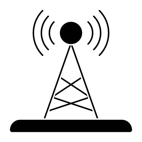 Signal Tower Icon Premium Design — стоковый вектор