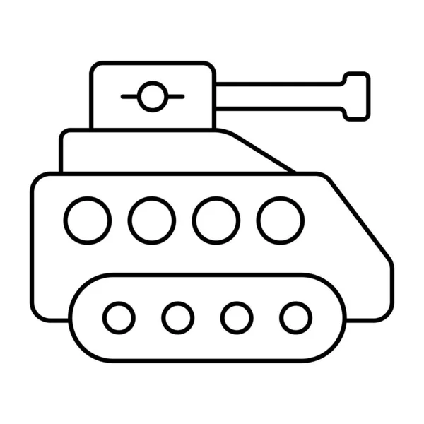 Trendy Vector Design Military Tank — Stock Vector