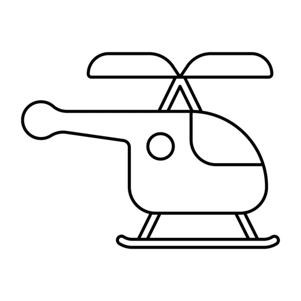 Підходяща Піктограма Дизайну Військового Вертольота — стоковий вектор