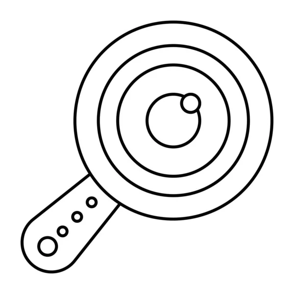 Linear Design Icon Search Eye — Stok Vektör