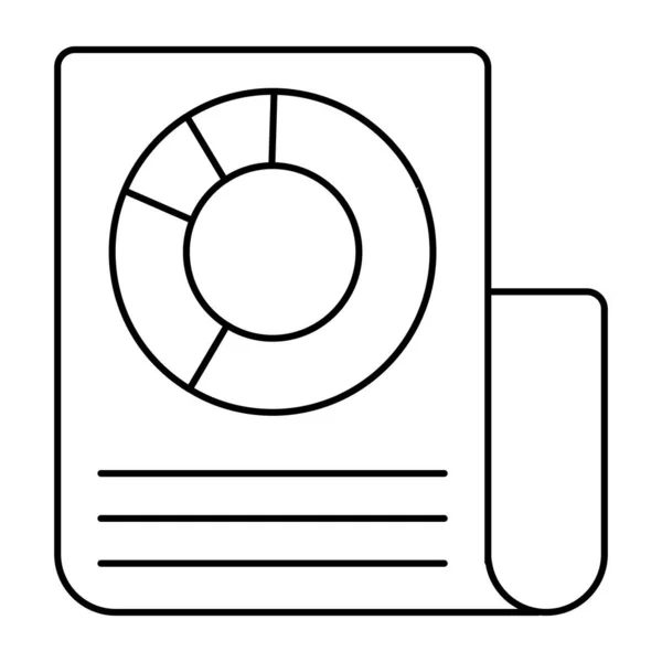 Дизайн Иконки Бизнес Отчета — стоковый вектор
