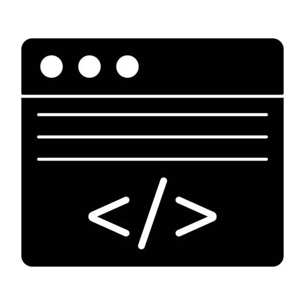 Perfect Design Icon Web Coding — Stockvektor