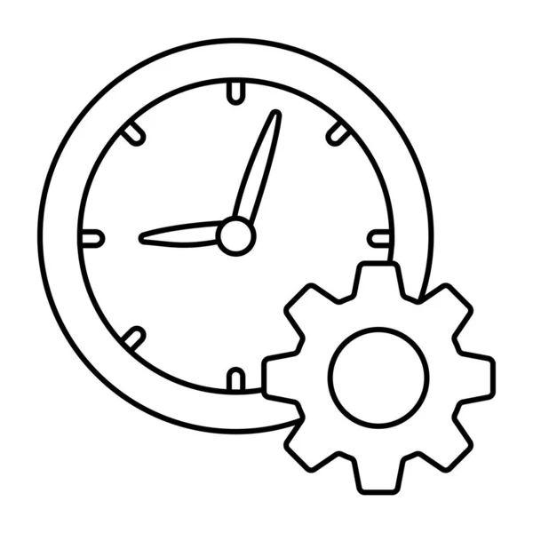 Trendy Vector Design Time Management — стоковый вектор