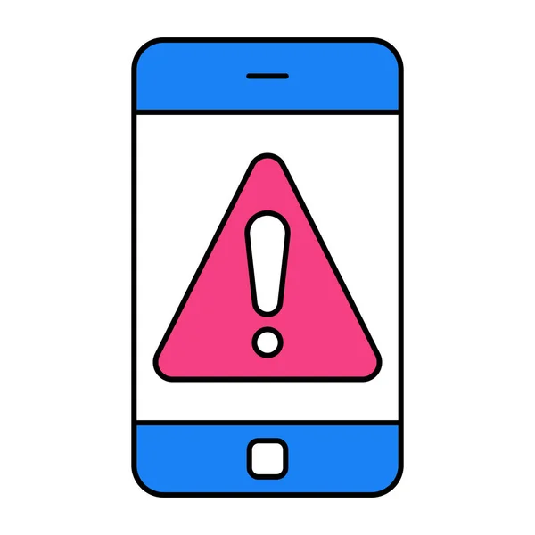 Vector Design Mobile Error — Stockvektor