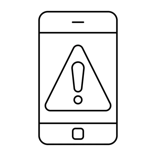 Vector Design Mobile Error — Stock Vector