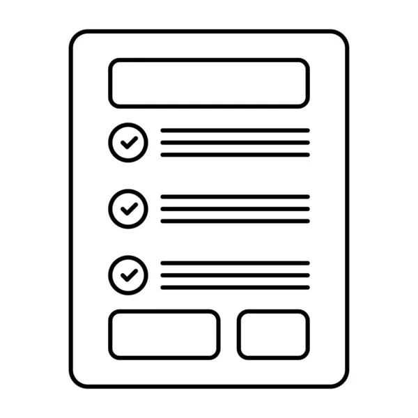 Icon Design Checklist — Vector de stock