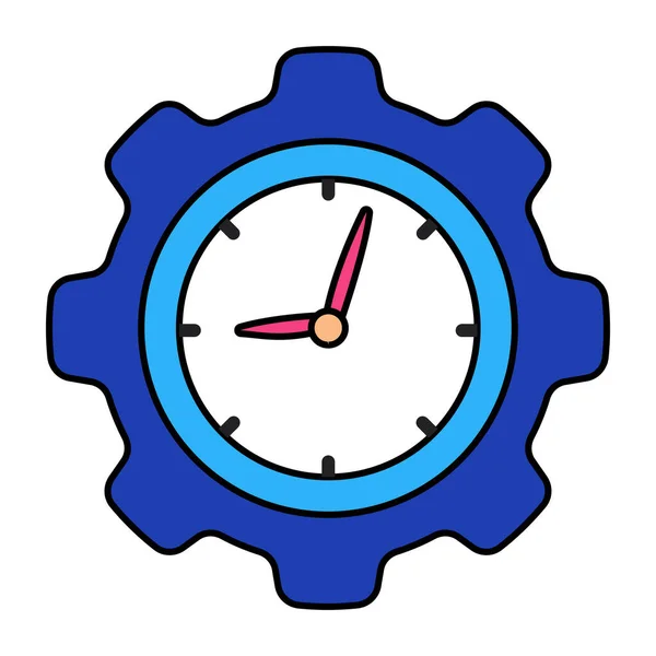 Icon Design Time Management — Stock vektor