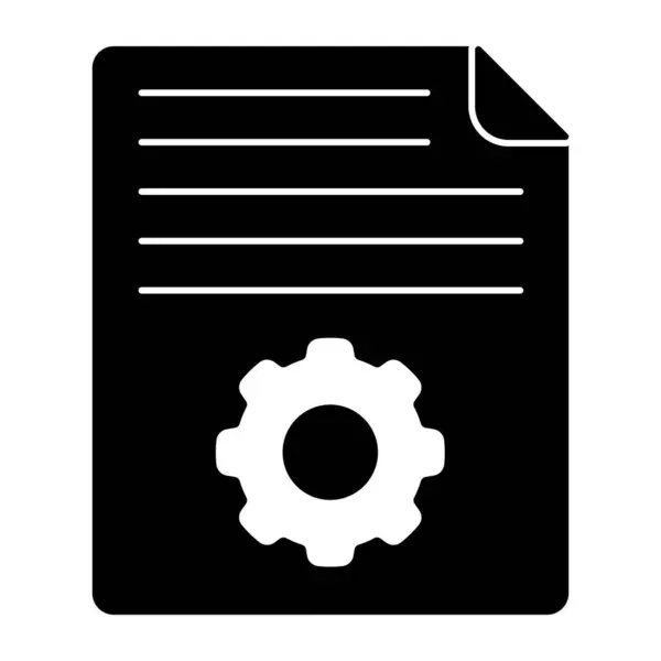 Perfect Design Icon File Setting — стоковый вектор