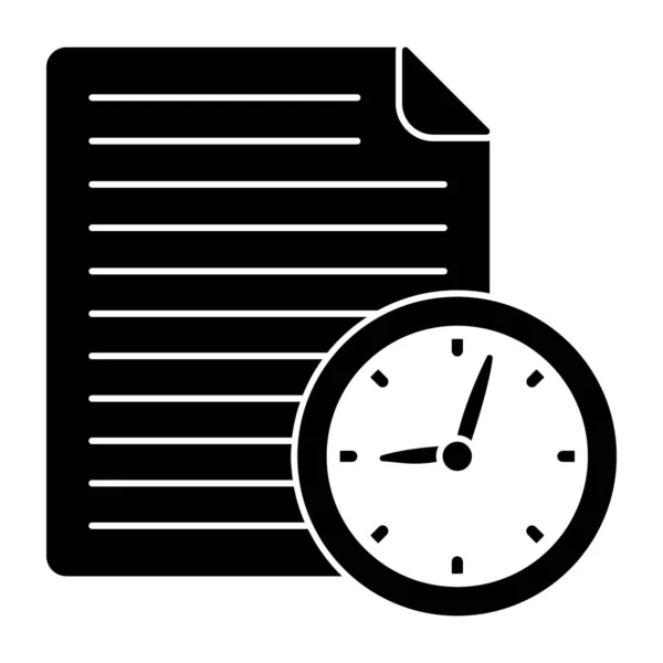 Icono Diseño Tiempo Proyecto — Vector de stock
