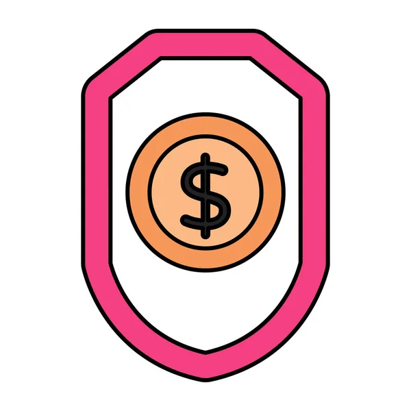 Perfect Design Icon Financial Security — Image vectorielle