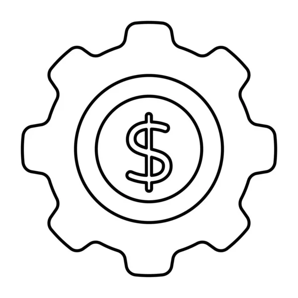 Trendy Design Icon Money Management — Stockový vektor