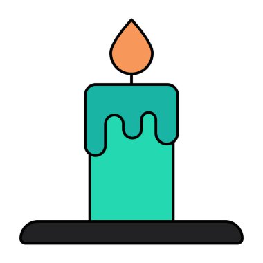 Mumların modaya uygun vektör tasarımı