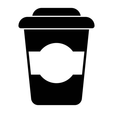 Düzenlenebilir bir paket içecek tasarımı simgesi 