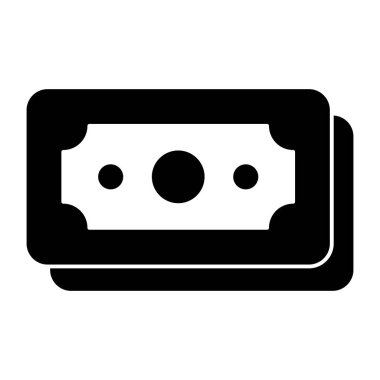 Banknotların düzenlenebilir tasarım simgesi