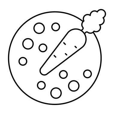 Havucun moda vektör tasarımı