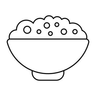 Gıda kase simgesi modada