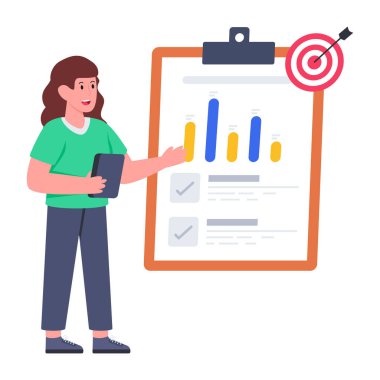 İş sunumunun modern tasarım çizimi