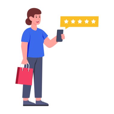 Müşteri geribildiriminin vektör tasarımı