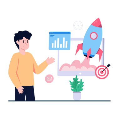 Girişim illüstrasyonunun kaliteli indirilmesi