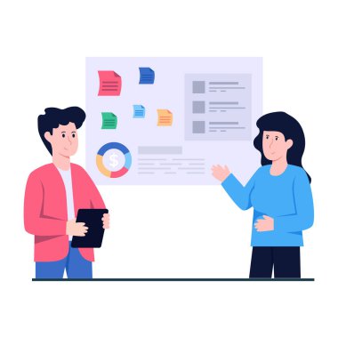 Bildirim panosunun düzenlenebilir tasarım çizimi