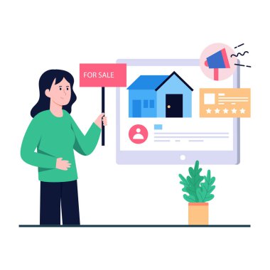 Düz dizaynlı satılık simge