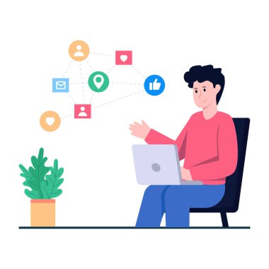 Sosyal ağın güzel bir tasarımı.