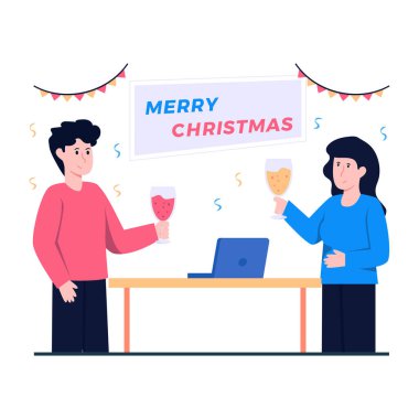 Mutlu Noel 'in bir çizimi