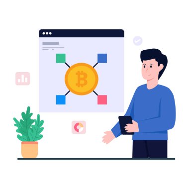 Çevrimiçi bitcoin 'in bir tasarımı