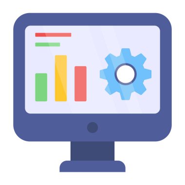 Veri yönetiminin premimium indirme simgesi