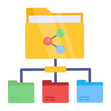 Paylaşım dizininin vektör tasarımı