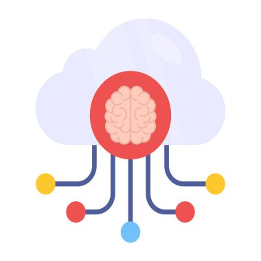 Bulut ağının mükemmel tasarım simgesi