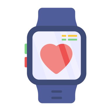 Fitness izleyicisinin modern tasarım simgesi