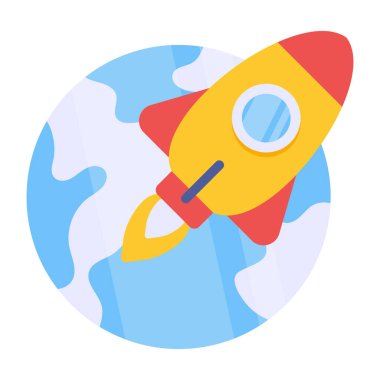 Roketli dünya, küresel girişimin simgesi