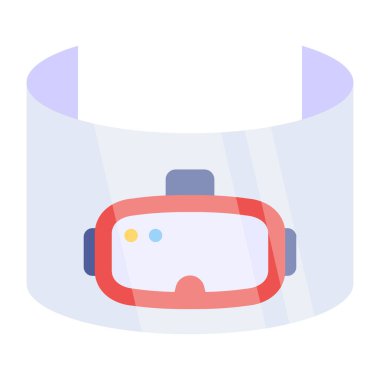 3D gözlüklerin modern tasarım simgesi