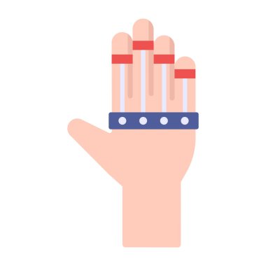 Robot elin modern tasarım simgesi