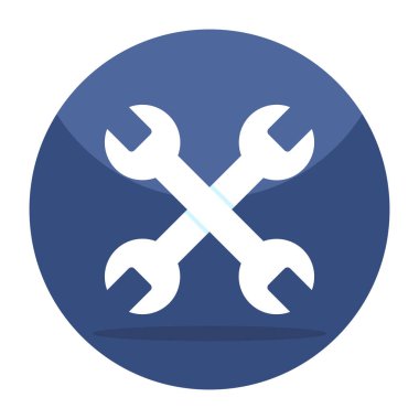 İngiliz anahtarının düzenlenebilir tasarım simgesi