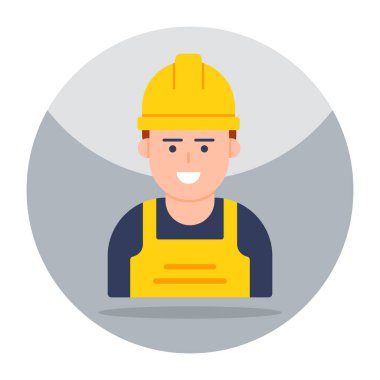 Avatar başlık takıyor, emek simgesi.