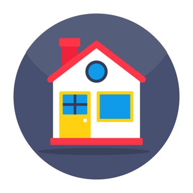 Ev inşa etmenin güzel bir tasarım simgesi.