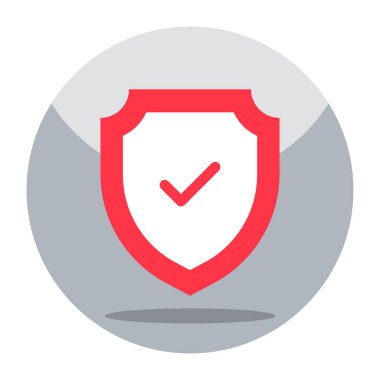 Doğrulanmış kalkanın bir simge tasarımı