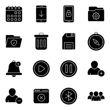 Pack of Ui Solid Icons
