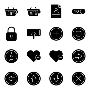 Pack of User Experience Solid Icons