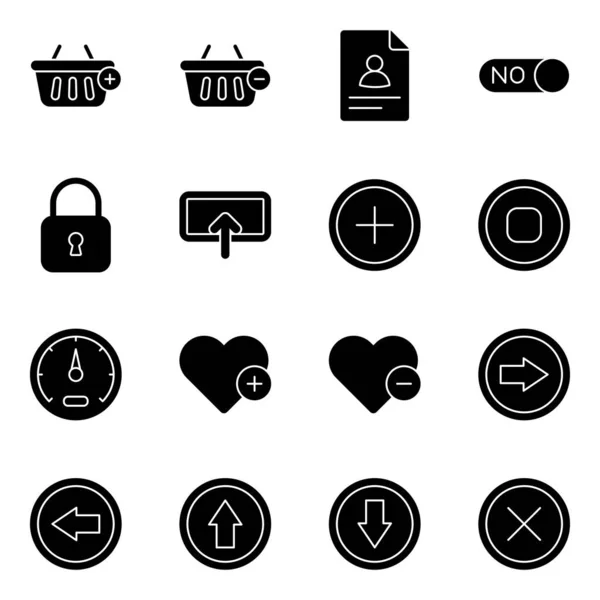 Pack User Experience Solid Icons — 图库矢量图片
