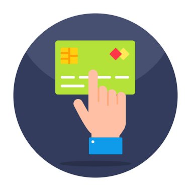 ATM kartının premimium indirme simgesi