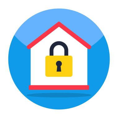 Evde kalmanın modern tasarım simgesi