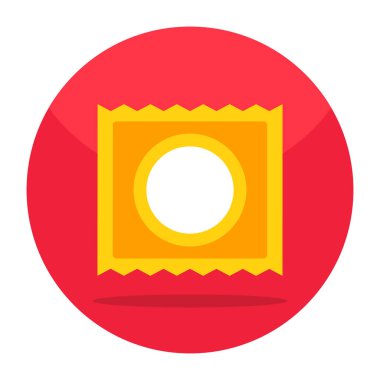 İlk yardım bandajının mükemmel tasarım simgesi