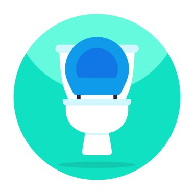An icon design of commode