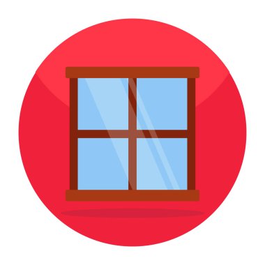 Editable design icon of window