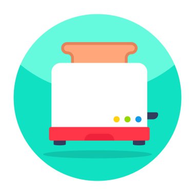 A colored design icon of sandwich maker 