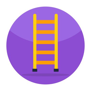 Ladder Flat icon, editable vector 
