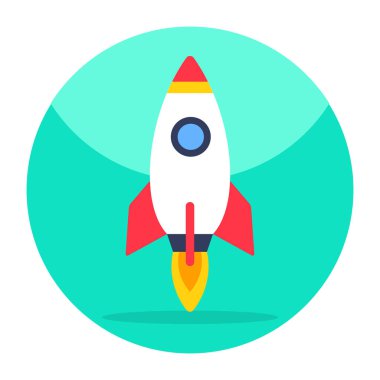 An icon design of startup 